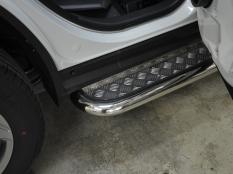 Пороги и боковые трубы на Toyota RAV4 фото 8