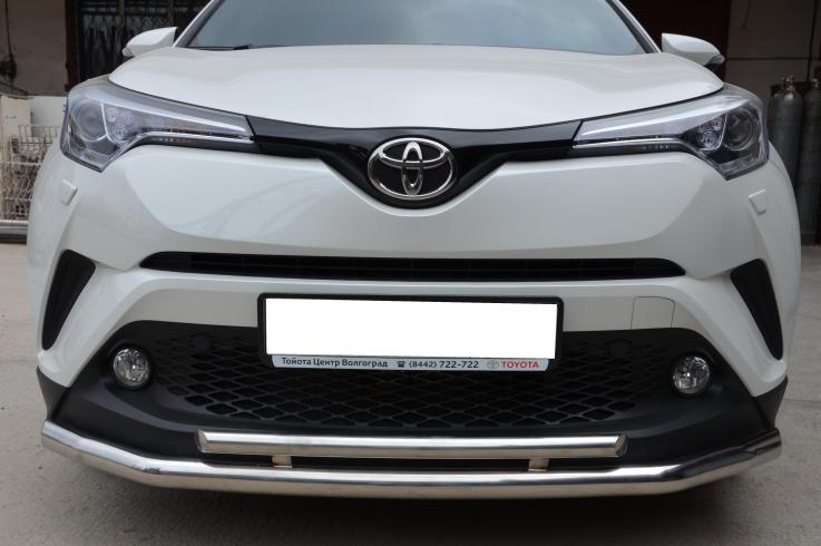 Защита переднего бампера на Toyota C-HR фото 1