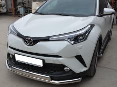 Защита переднего бампера на Toyota C-HR фото 5