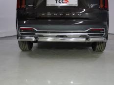 Защита заднего бампера на Kia Sorento фото 4