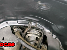 Защита картера двигателя и КПП на Toyota Fortuner фото 13