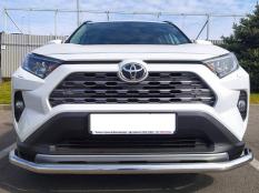 Защита переднего бампера на Toyota RAV4 фото 8