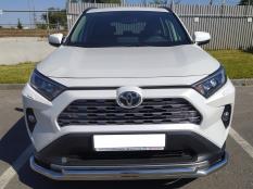 Защита переднего бампера на Toyota RAV4 фото 5