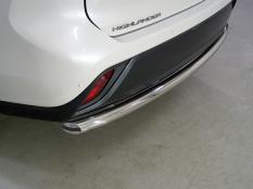 Защита заднего бампера на Toyota Highlander фото 5