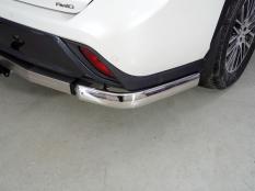 Защита заднего бампера на Toyota Highlander фото 3