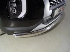 Защита переднего бампера на Hyundai Palisade фото 3