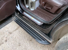 Пороги и боковые трубы на Hyundai Palisade фото 12