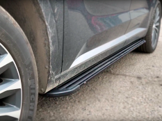 Пороги и боковые трубы на Hyundai Palisade фото 11