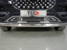 Защита переднего бампера на Chery Tiggo 8 Pro фото 4
