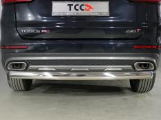 Защита заднего бампера на Chery Tiggo 8 Pro фото 4