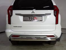 Защита заднего бампера на Mitsubishi Pajero Sport фото 5