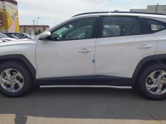 Пороги и боковые трубы на Hyundai Tucson фото 9