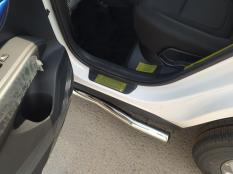 Пороги и боковые трубы на Hyundai Tucson фото 10