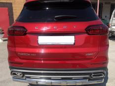 Защита заднего бампера на Chery Tiggo 8 Pro фото 5