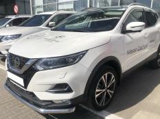 Защита переднего бампера на Nissan Qashqai фото 5