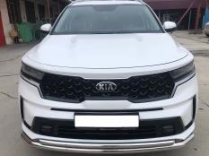 Защита переднего бампера на Kia Sorento фото 7