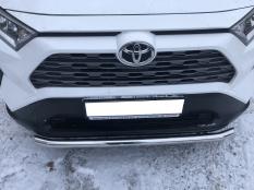 Защита переднего бампера на Toyota RAV4 фото 5