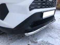 Защита переднего бампера на Toyota RAV4 фото 6