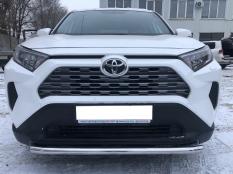Защита переднего бампера на Toyota RAV4 фото 7