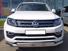 Защита переднего бампера на Volkswagen Amarok фото 4