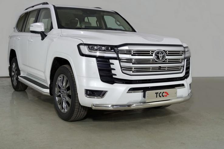 Защита переднего бампера на Toyota Land Cruiser 300 70th Anniversary фото 1
