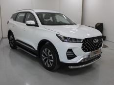Пороги и боковые трубы на Chery Tiggo 7 Pro фото 3