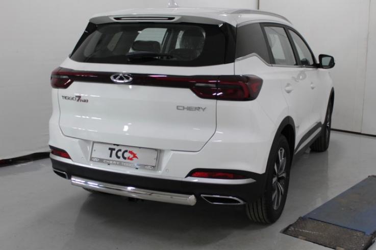 Защита заднего бампера на Chery Tiggo 7 Pro фото 1