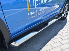 Пороги и боковые трубы на Renault Arkana фото 5