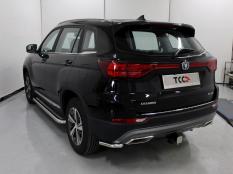 Пороги и боковые трубы на Changan CS75 FL фото 3