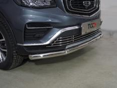 Защита переднего бампера на Geely / Belgee Atlas Pro / X70 фото 3