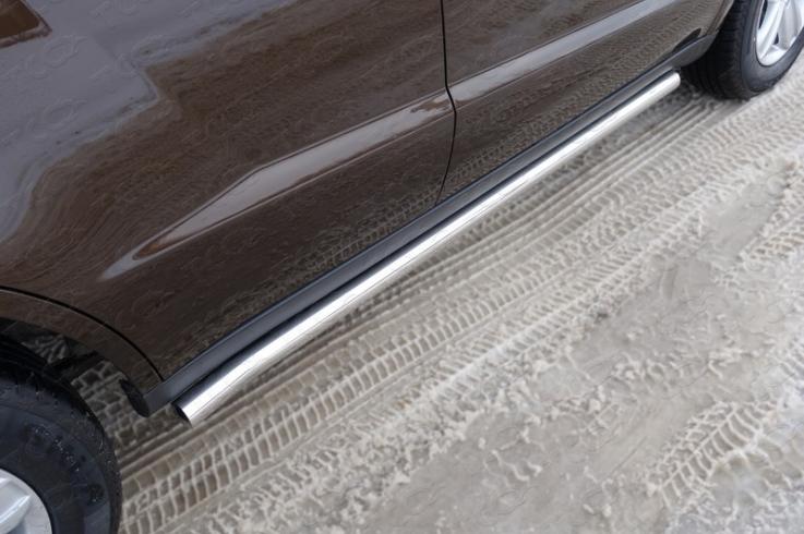 Пороги и боковые трубы на Geely / Belgee Emgrand X7 фото 1