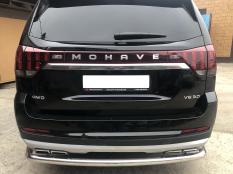 Защита заднего бампера на Kia Mohave фото 3