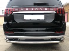 Защита заднего бампера на Kia Mohave фото 5