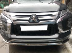 Защита переднего бампера на Mitsubishi Pajero Sport фото 5