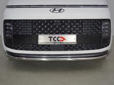 Защита переднего бампера на Hyundai Staria фото 4