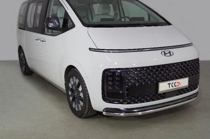 Защита переднего бампера на Hyundai Staria фото 1