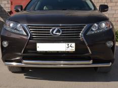Защита переднего бампера на Lexus RX350 RX270 RX200T фото 3