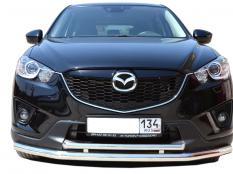 Защита переднего бампера на Mazda CX-5 фото 3