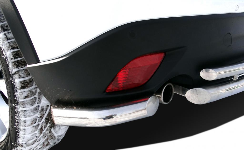 Защита заднего бампера на Mazda CX-5 фото 175