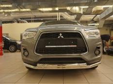 Защита переднего бампера на Mitsubishi ASX фото 3