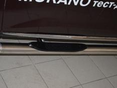 Пороги и боковые трубы на Nissan Murano фото 6