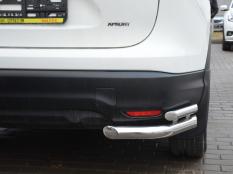 Защита заднего бампера на Nissan Qashqai фото 5