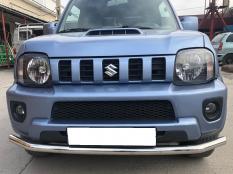 Защита переднего бампера на Suzuki Jimny фото 5