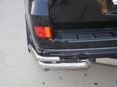 Защита заднего бампера на Toyota Land Cruiser 200 Executive фото 3