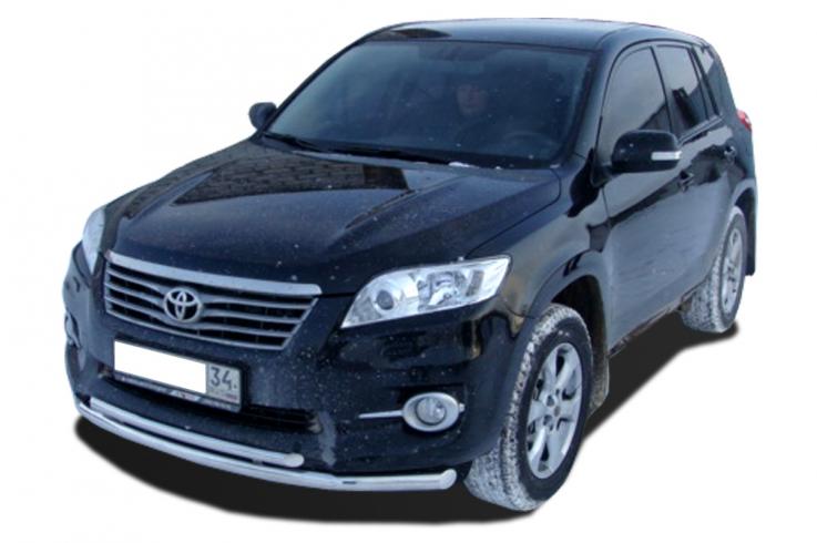 Защита переднего бампера на Toyota RAV4 фото 1