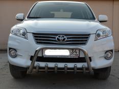 Защита переднего бампера на Toyota RAV4 фото 3