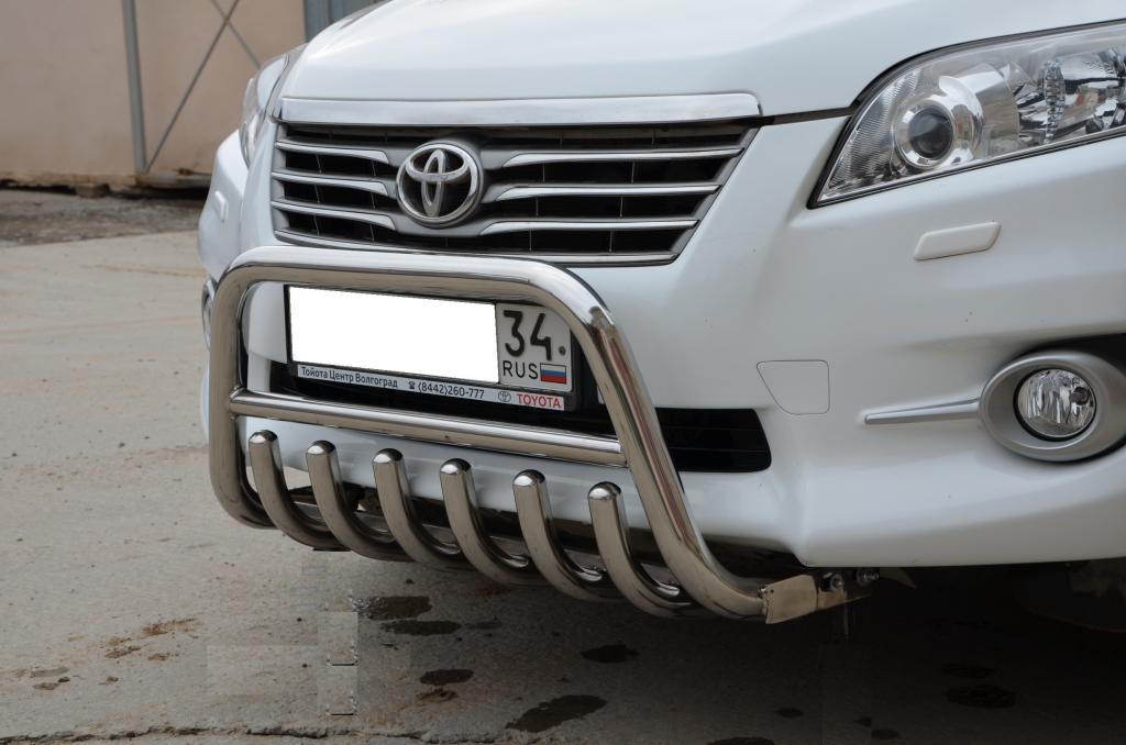 Защита переднего бампера на Toyota RAV4 фото 400