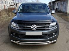 Защита переднего бампера на Volkswagen Amarok фото 3