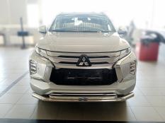 Защита переднего бампера на Mitsubishi Pajero Sport фото 4