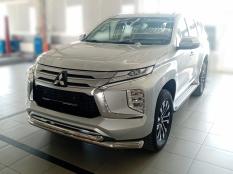 Защита переднего бампера на Mitsubishi Pajero Sport фото 5
